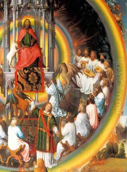 St John Altarpiece (detail) 4 Oil Painting by (manner of) Memling, Hans