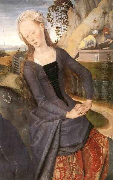 Triptych of Adriaan Reins (detail) 2 Oil Painting by (manner of) Memling, Hans