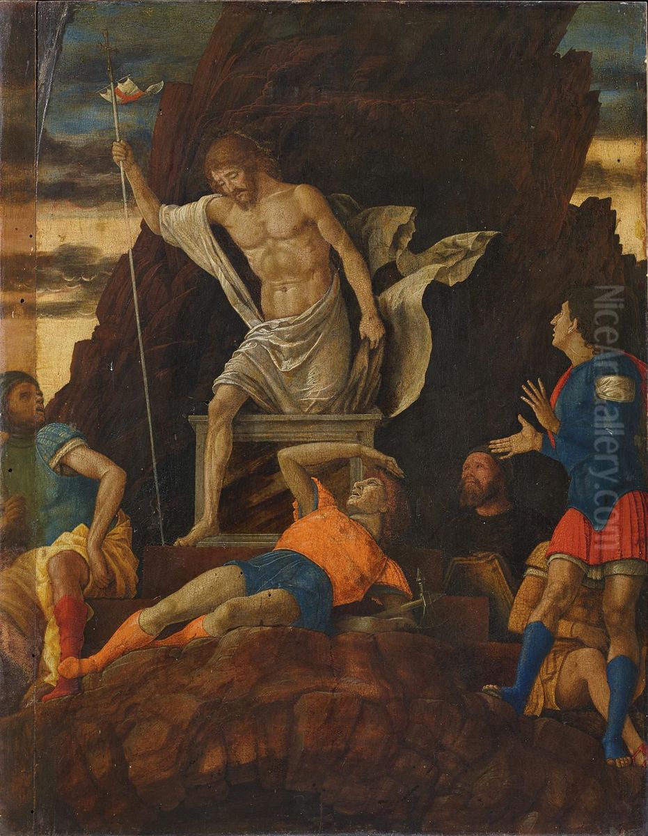 The Resurrection Of Christ Oil Painting by Andrea Mantegna