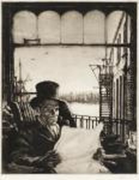 Mr. 
Simmons Oil Painting by Axel Fridell