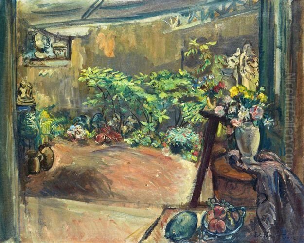 La Serre Oil Painting by Emile-Othon Friesz