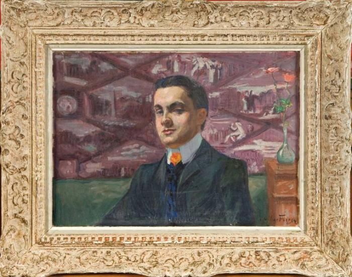 Portrait Presume De Raoul Dufy Oil Painting by Emile-Othon Friesz