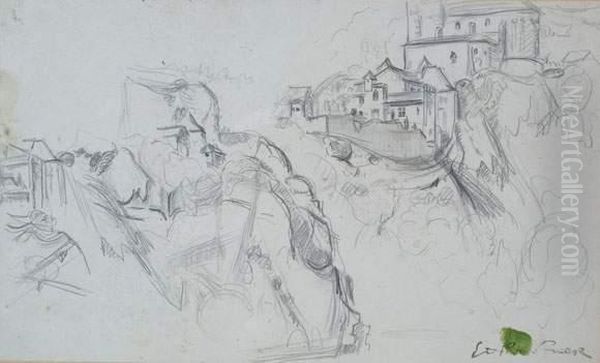 Saint-cirqlapopie Oil Painting by Emile-Othon Friesz