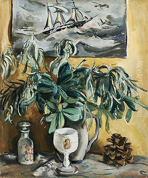 Le Navire Oil Painting by Emile-Othon Friesz