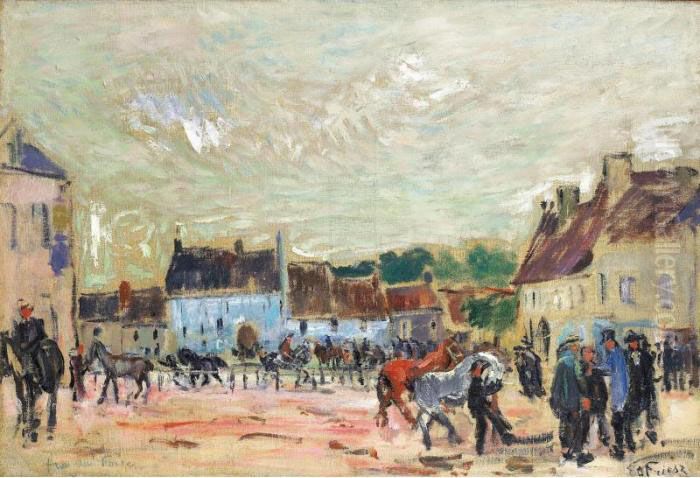Fin De Foire Oil Painting by Emile-Othon Friesz