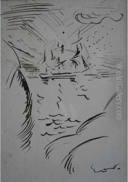 Saint Malo 1935 Oil Painting by Emile-Othon Friesz