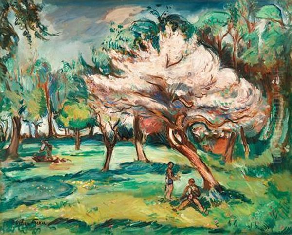 Honfleur, La Cote De Grace Oil Painting by Emile-Othon Friesz