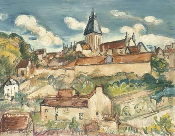 Untitled Oil Painting by Emile-Othon Friesz