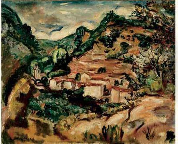 Paysage De Meounes Oil Painting by Emile-Othon Friesz