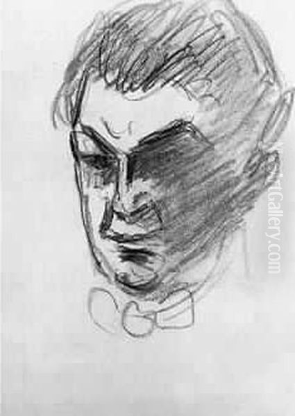 Le Havre - Paris 
 Autoportrait Oil Painting by Emile-Othon Friesz