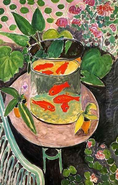 The Goldfish Oil Painting by Henri Matisse