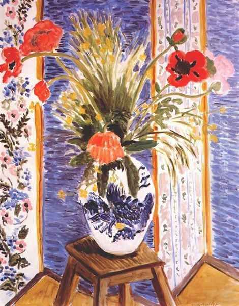 Poppies - Fireworks Oil Painting by Henri Matisse