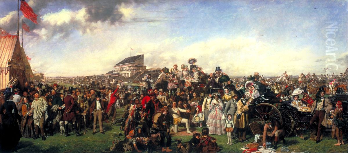 The Derby Day Oil Painting by William Powell Frith