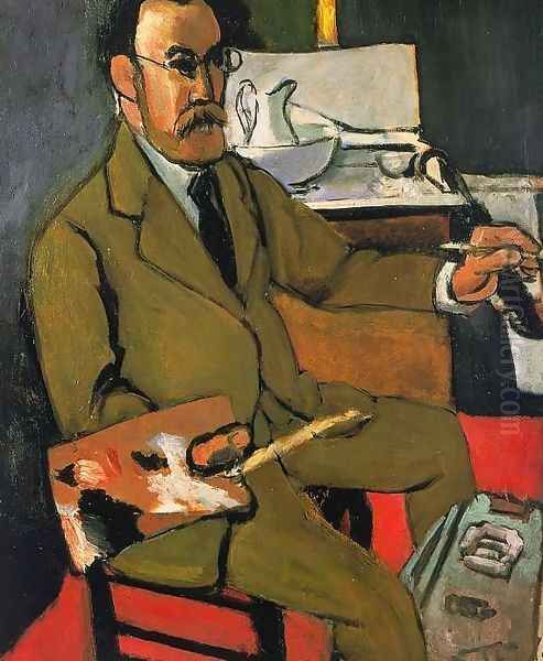Self-Portrait Oil Painting by Henri Matisse