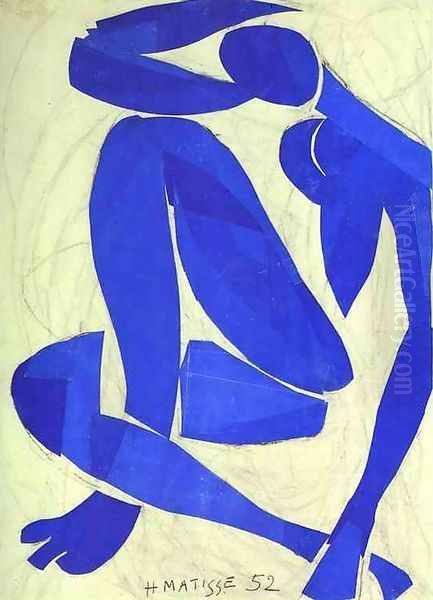 Blue Nude IV Oil Painting by Henri Matisse