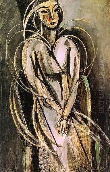 Madame Yvonne Landsberg Oil Painting by Henri Matisse