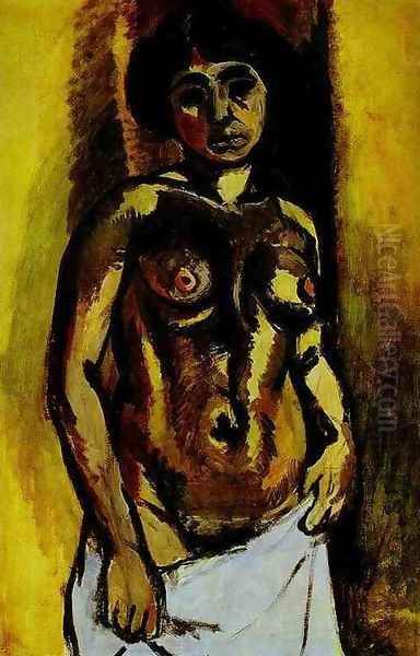 Nude in Black and Gold Oil Painting by Henri Matisse