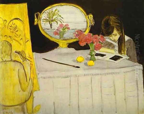 The Painting Lesson Oil Painting by Henri Matisse
