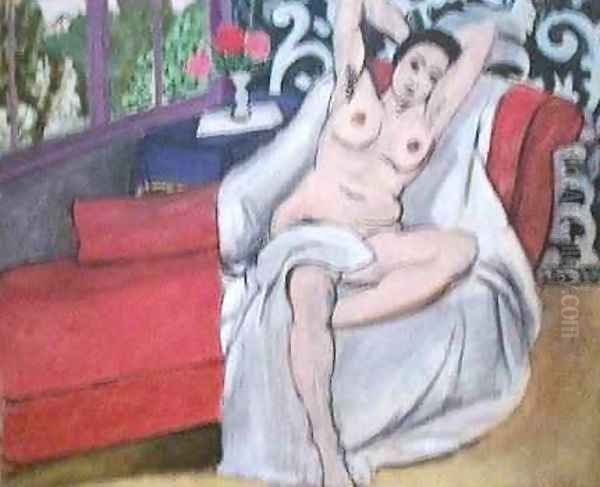 Nude on a Sofa Oil Painting by Henri Matisse