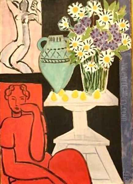 Daisies Oil Painting by Henri Matisse