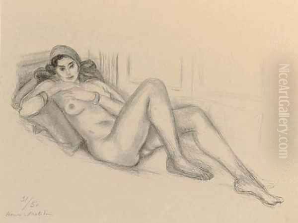 Nu au Turban Oil Painting by Henri Matisse