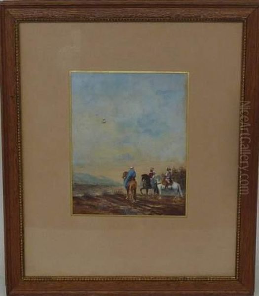  La Chasse Au Faucon  Oil Painting by Eugene Fromentin