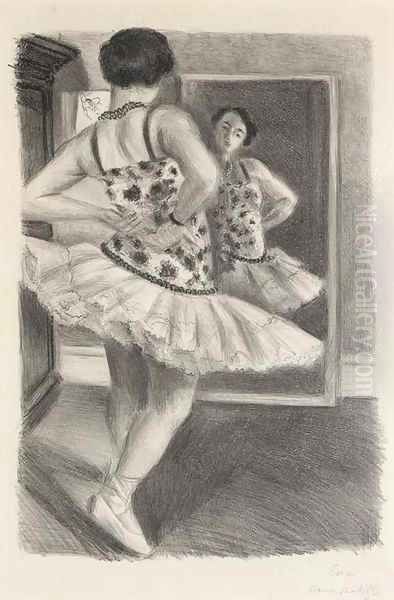 Danseuse refletee dans la Glace Oil Painting by Henri Matisse