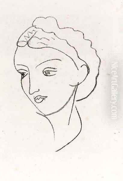 Andre Rouveyre, Repli, Paris, Editions du Belier, 1947 Oil Painting by Henri Matisse