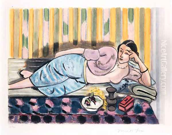 L'Odalisque au Coffre rouge (D.-M. III) Oil Painting by Henri Matisse