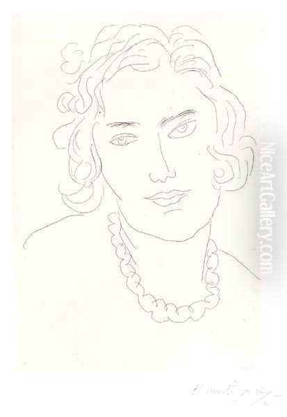 Le grand collier Oil Painting by Henri Matisse