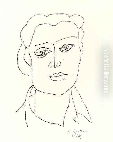Lydia Oil Painting by Henri Matisse