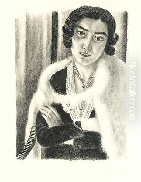 Le renard blanc Oil Painting by Henri Matisse