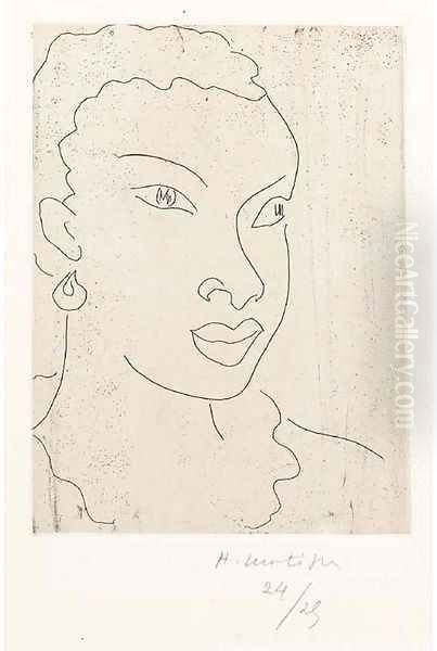 Martiniquaise 2 Oil Painting by Henri Matisse