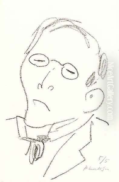 Paul Leautaud Oil Painting by Henri Matisse