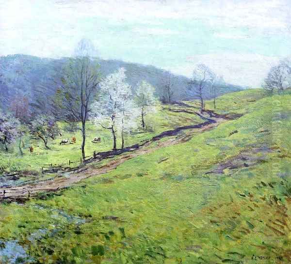 May Afternoon 1920 Oil Painting by Willard Leroy Metcalf