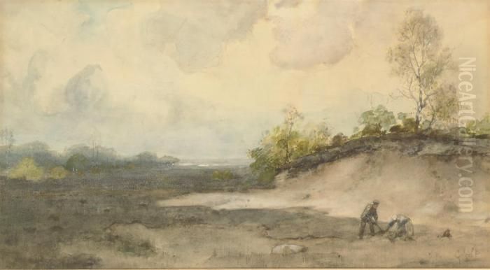 Working The Land Oil Painting by Paul Joseph Constantine Gabriel