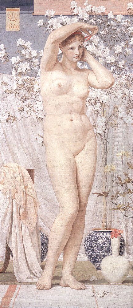 A Venus Oil Painting by Albert Joseph Moore