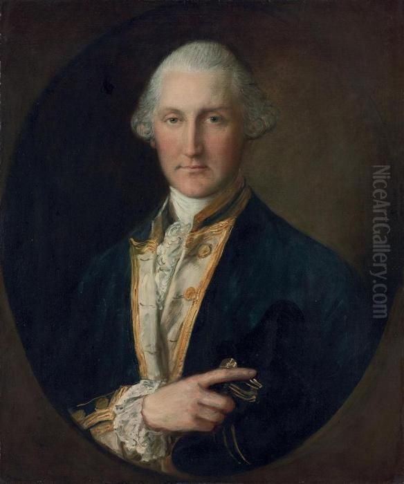Portrait Of Lord William Campbell, M.p., Last British Governor Of
South Carolina (c. 1731-1778) Oil Painting by Thomas Gainsborough
