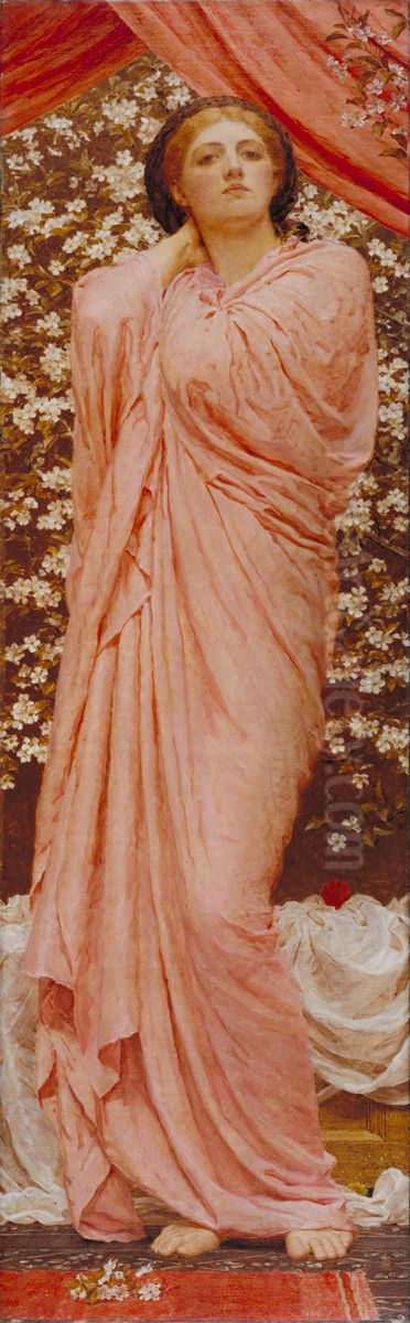 Blossoms Oil Painting by Albert Joseph Moore