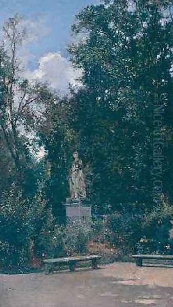 The Flora of the King's garden at Versailles Oil Painting by Raimundo de Madrazo y Garreta