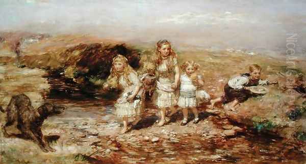 The Adventure, 1883 Oil Painting by William McTaggart