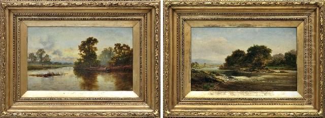 Lakedistrict Scene Oil Painting by Robert Gallon