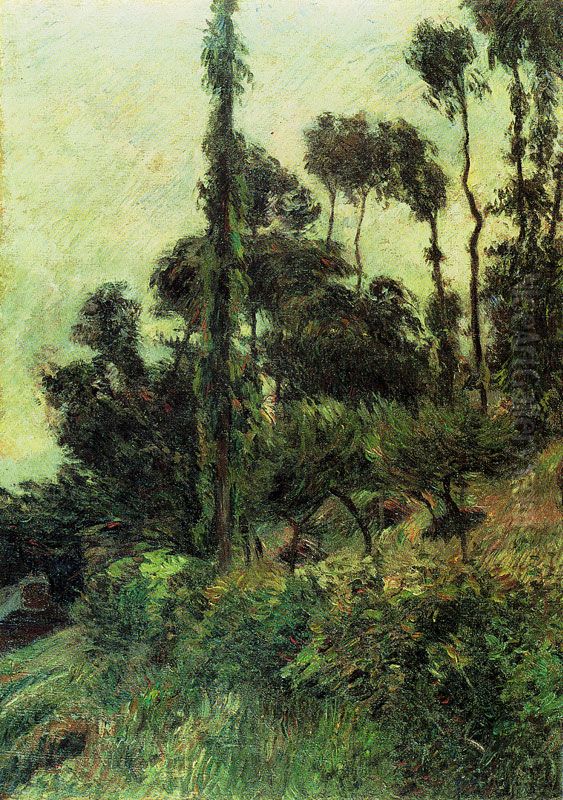 A Flanc De Coteau Oil Painting by Paul Gauguin