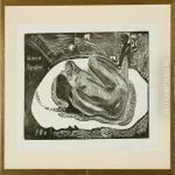 Manao Tupapau Oil Painting by Paul Gauguin