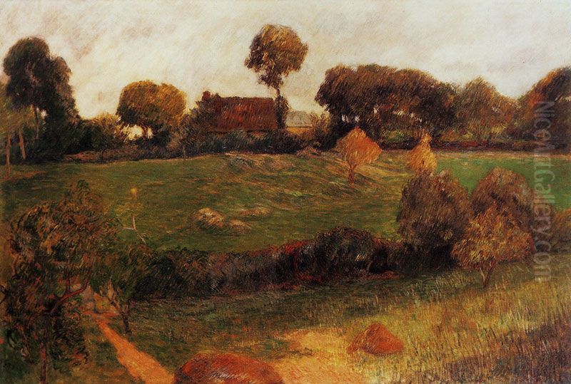 Ferme En Bretagne Ii Oil Painting by Paul Gauguin
