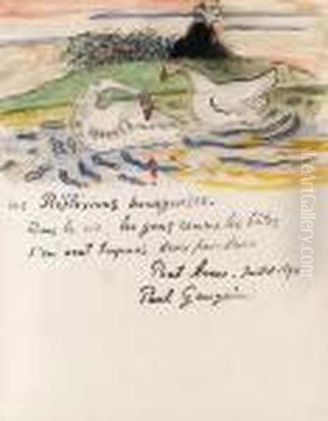 Rflexions Bourgeoises Oil Painting by Paul Gauguin