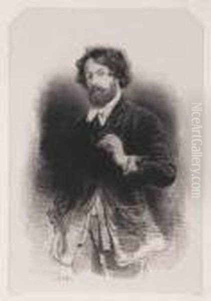 Autoportrait A
La Cigarette Oil Painting by Paul Gavarni