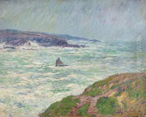 L'entree de Pouldu Oil Painting by Henri Moret