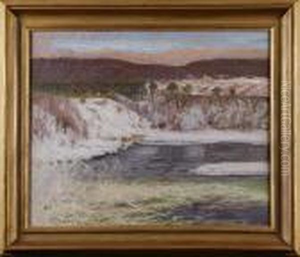 Nedanfor Forsen Oil Painting by Anton Genberg