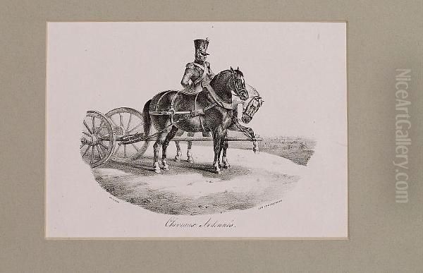 Passage Du Mont Saint-bernard (delteil 44) Oil Painting by Theodore Gericault